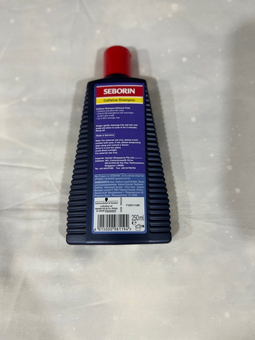 Seborin Triple Effect & Caffeine Energy Shampoo, Beauty & Personal Care