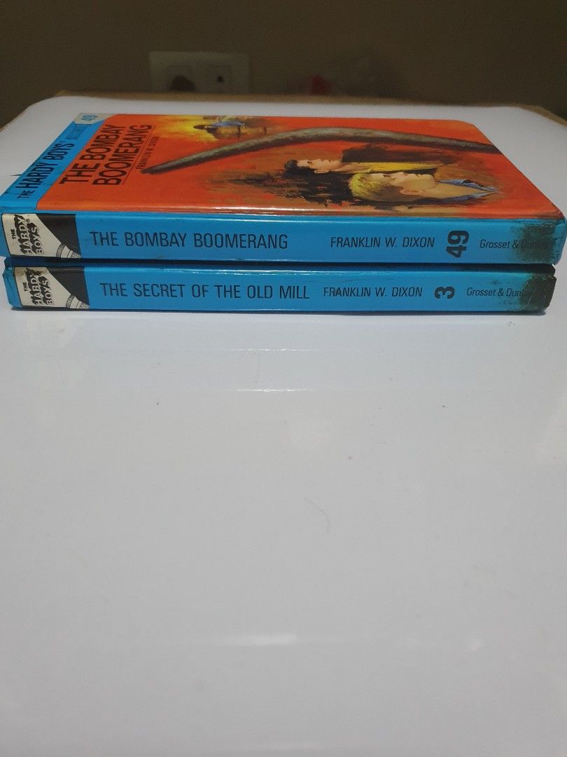 Selling 2 Hardy Boys Books (Category: Storybooks) located in Quezon City. Submitted by itemsforadoption (Listing ID 1260594091, Image 3). Description: Rfs: Its 2023! Happy New Year! Hoping you have a good year ahead of you! If you have questions feel free to send a message. Though I'll most likely be able to reply from 10am to 8pm. Please be patient and understanding. Decluttering games and items that I've picked up or for friends and family. Ite
