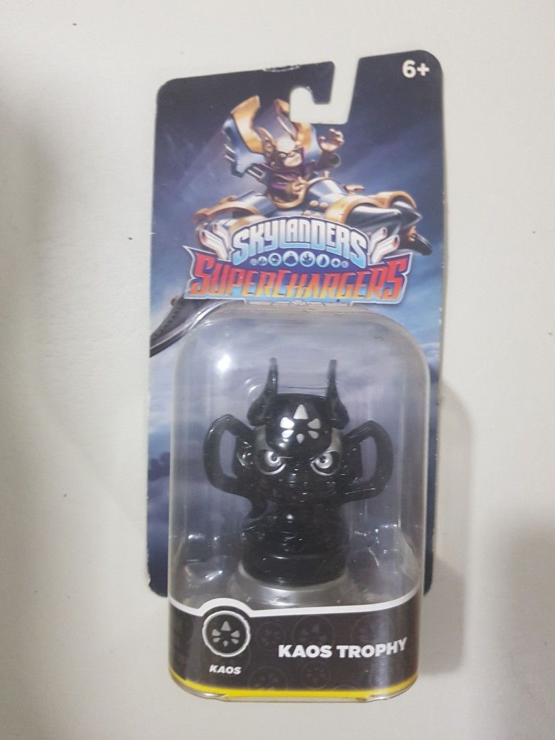 Skylanders Superchargers Kaos Trophy (Category: Figurines & Statues) located in Manila. Submitted by pckidhk (Listing ID 1260604860, Image 1). Description: Skylanders Superchargers Kaos Trophy Brand New Unlocks Doom Jet.
