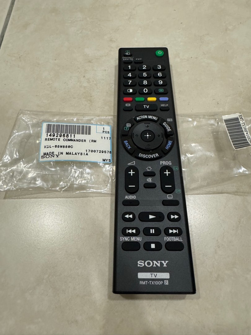 Sony Bravia TV Remote (Genuine/ Official), TV & Home Appliances, TV