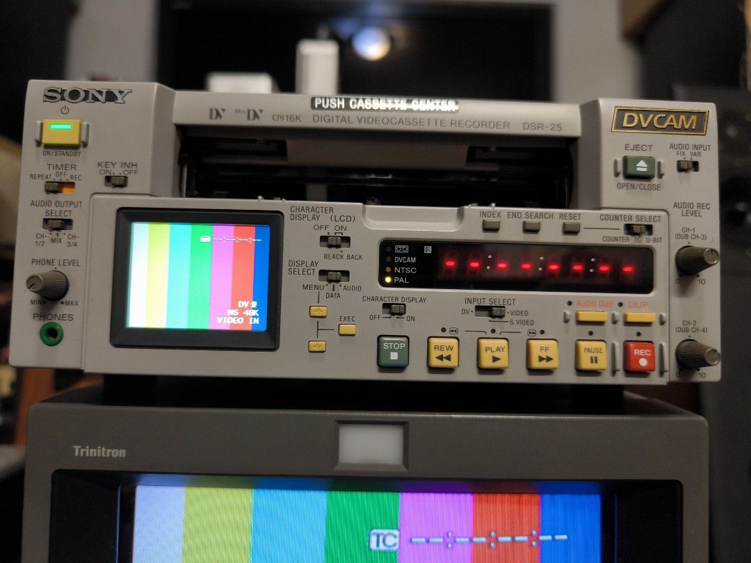 Sony DSR-25 DVCAM DV digital video cassette recorder editor, 攝影 