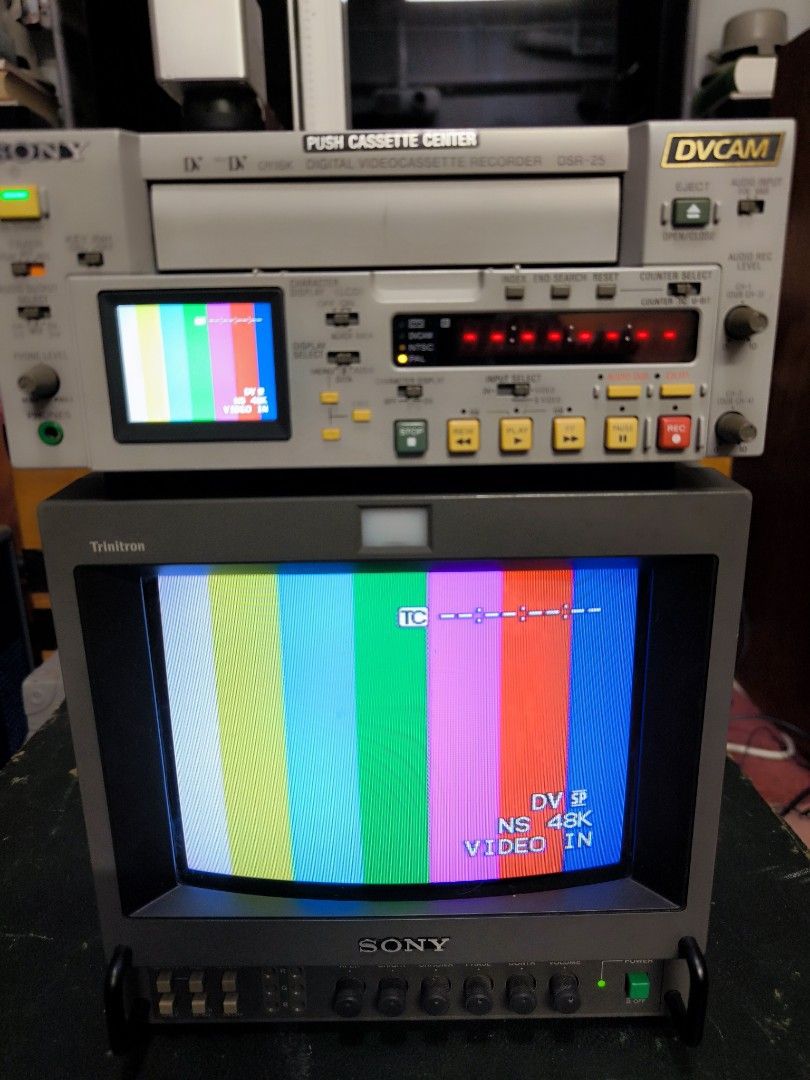  SONY DSR-25 DVCAM Grabadora de vídeo digital y reproductor  NTSC/PAL : Electrónica