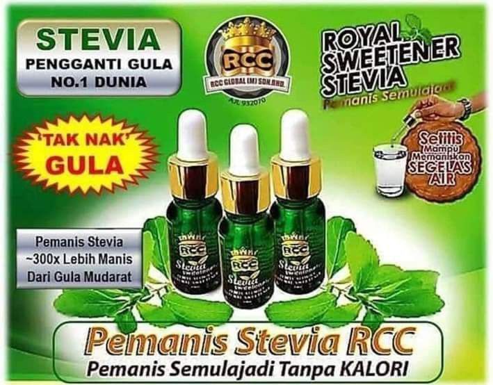 STEVIA RCC SWEETENER 100 ORIGINAL, Health & Nutrition, Health