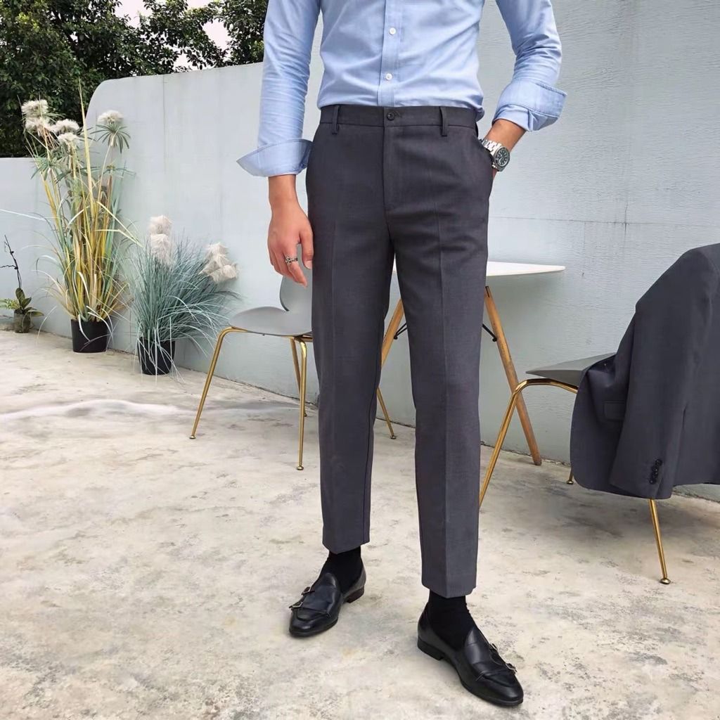 Suit pants Instock Korean Style smart pants slim fit smart pants