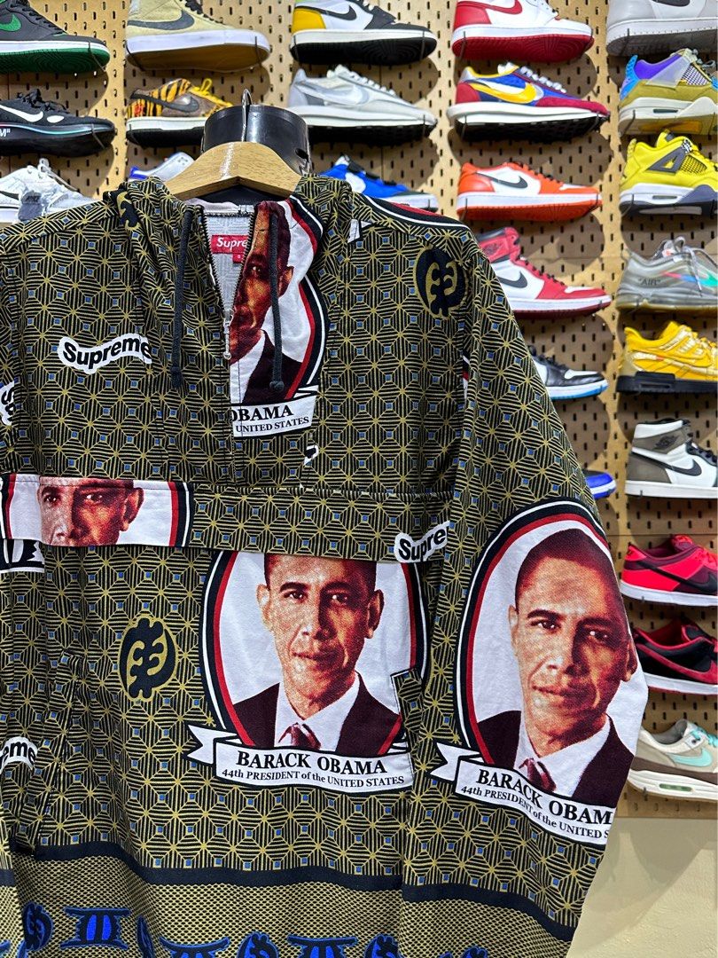 SUPREME ANORAK BARACK OBAMA SS17 Men s Fashion Tops Sets
