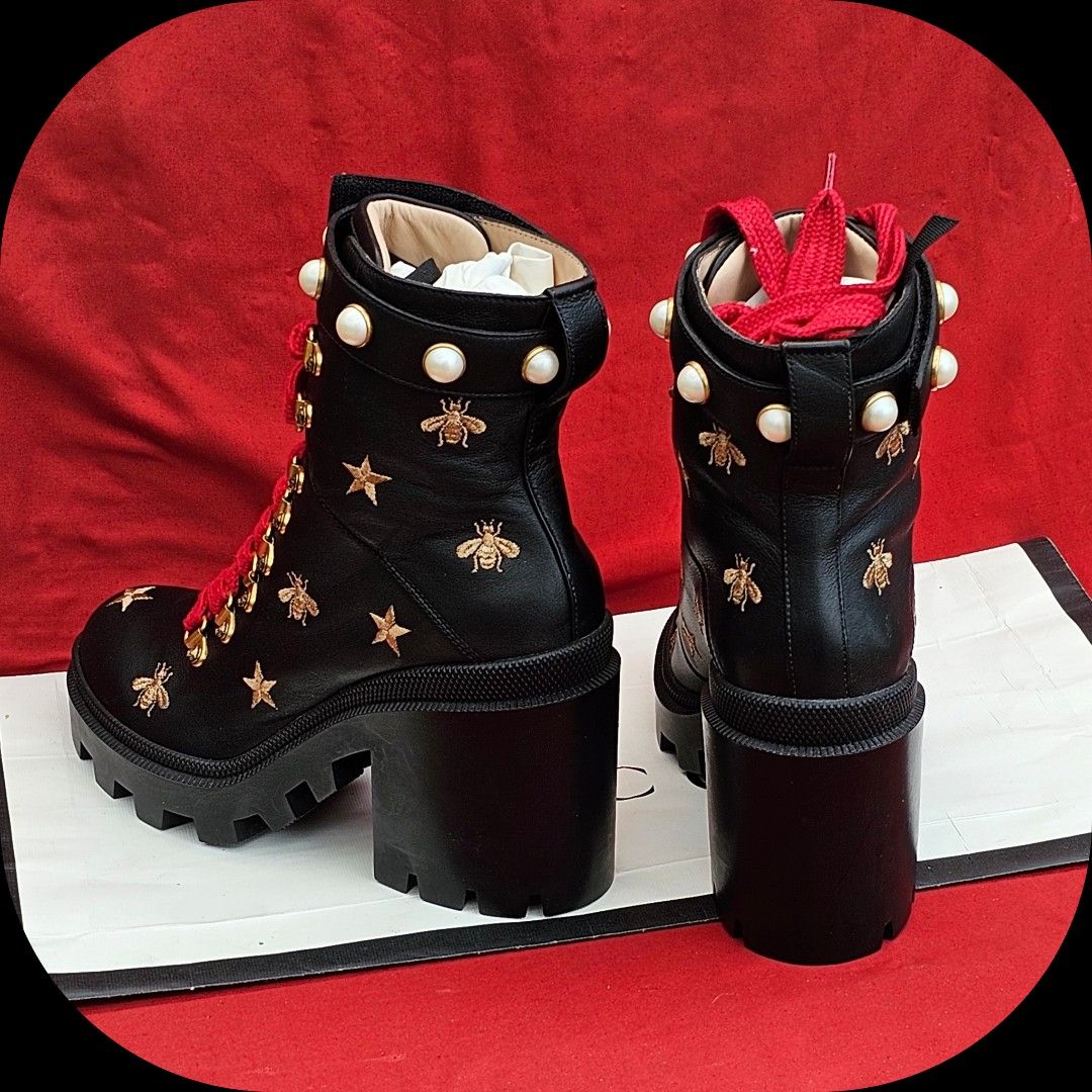 Gucci boots deals with stars