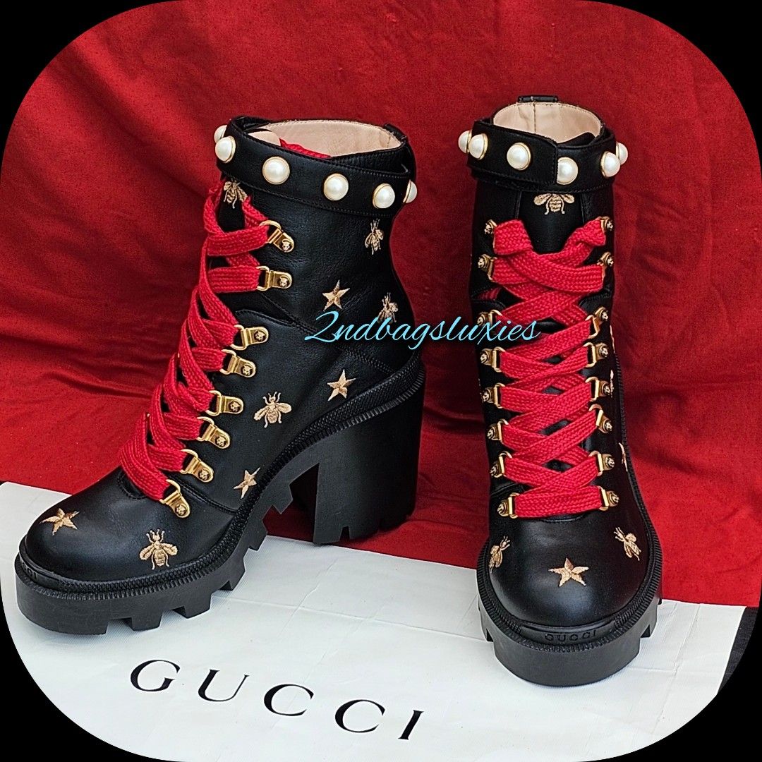 Bee gucci boots discount