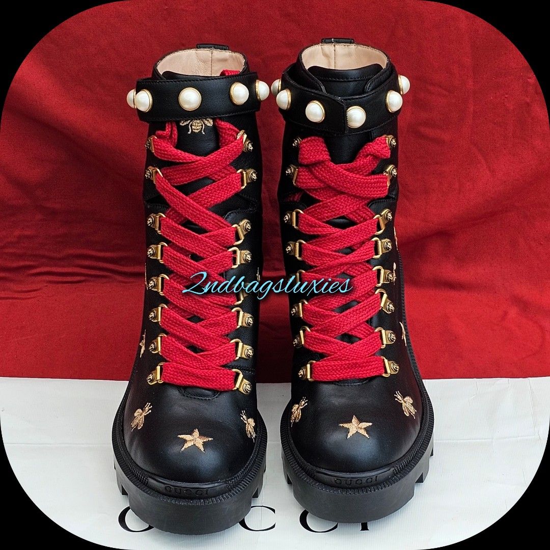 Gucci boots with bees and stars store