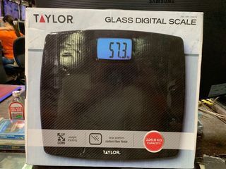 Taylor Digital Scale Carbon Fiber Finish Weighing Scale