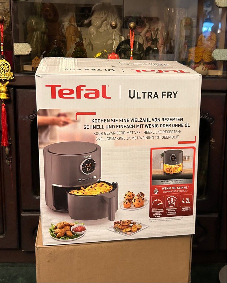 Tefal Ultra Fry Healthy Air Fryer 4.2L, EY111B