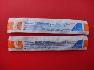 Terumo Syringe 1cc (medtech phlebotomy tackle box supplies)