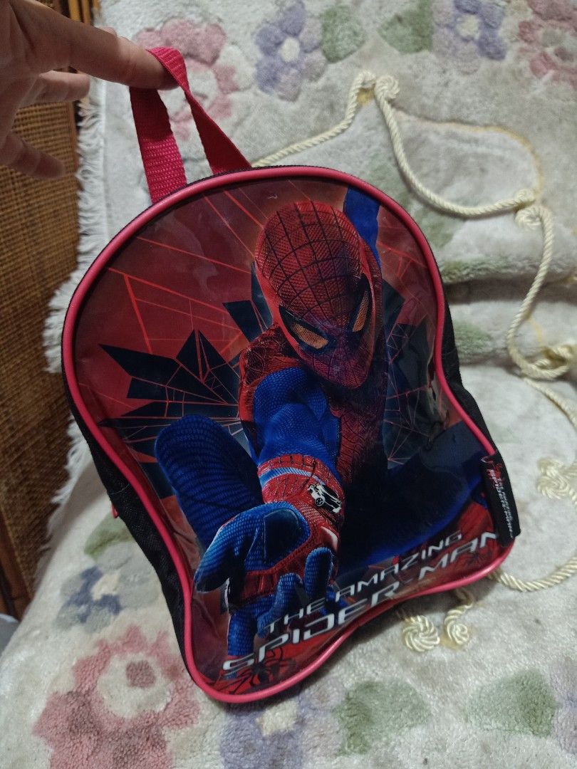 the amazing spider man. kids backpack Babies Kids Babies Kids Fashion on Carousell