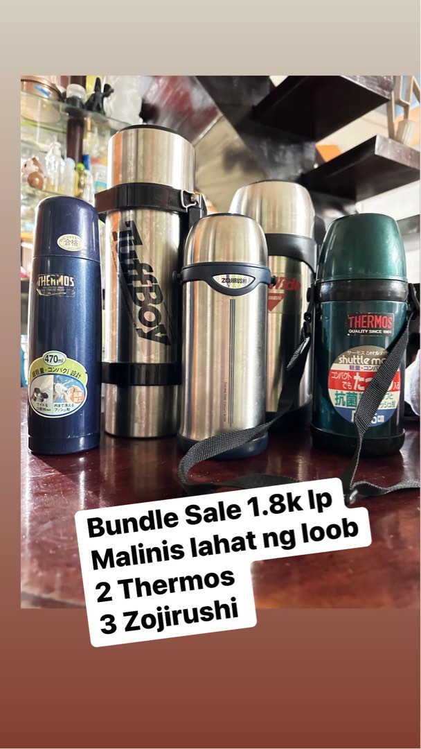 Thermos and Zojirushi bundle, Everything Else, Others on Carousell