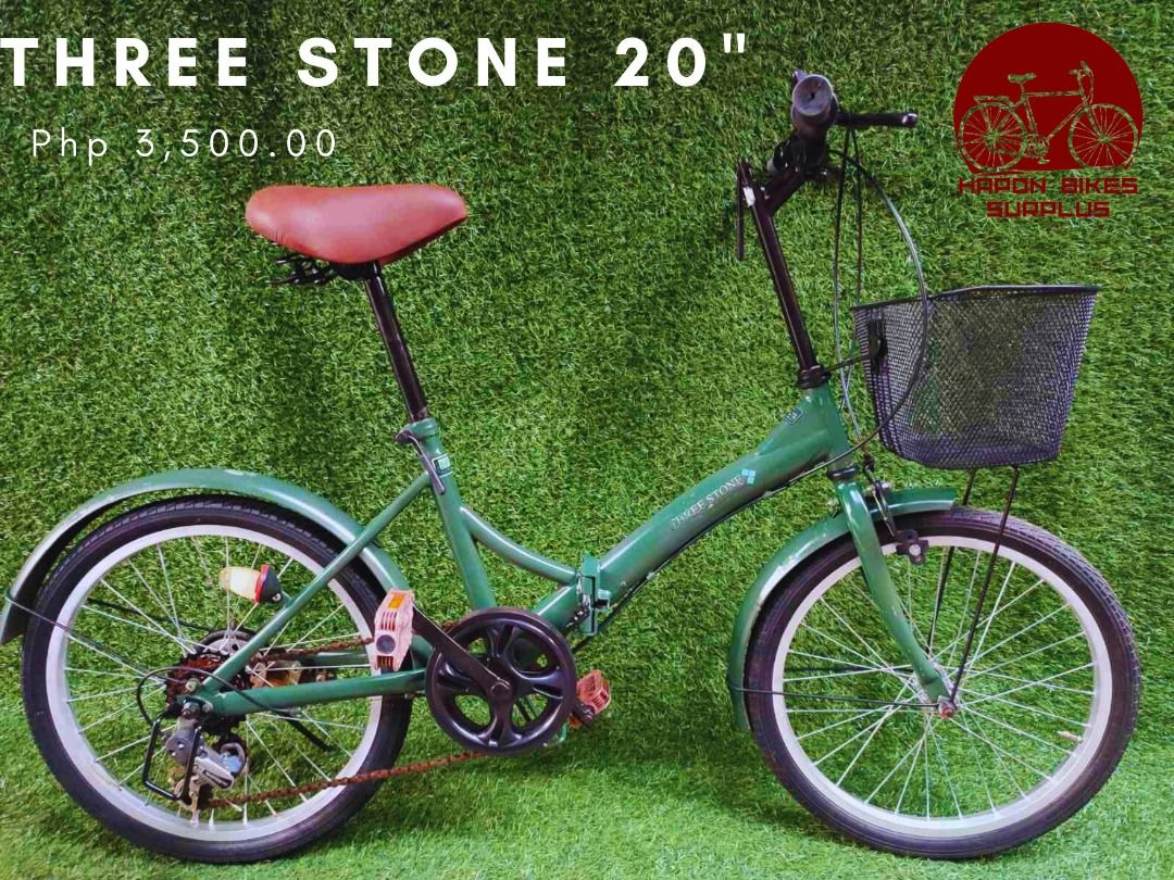 Three stone folding bike sales
