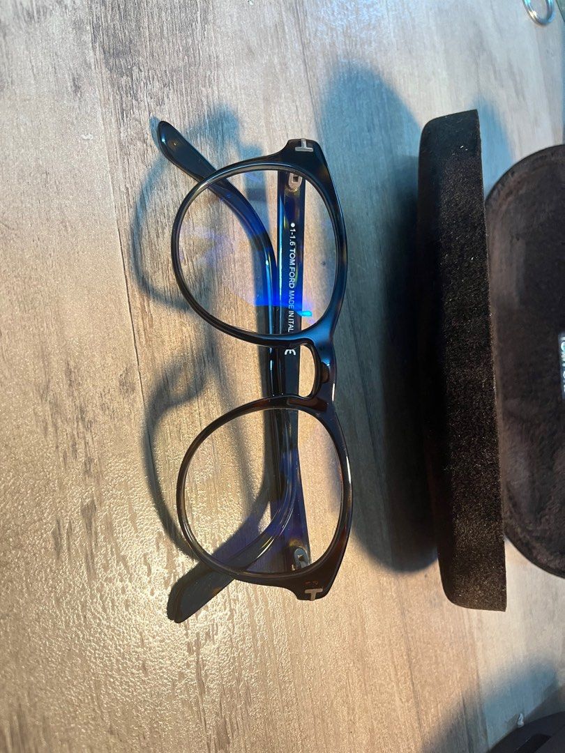Tom Ford plano glasses with blue light protection, Women's Fashion