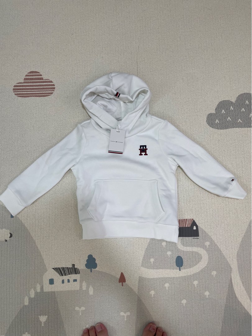 Tommy Hilfiger white hoodie Babies Kids Babies Kids Fashion