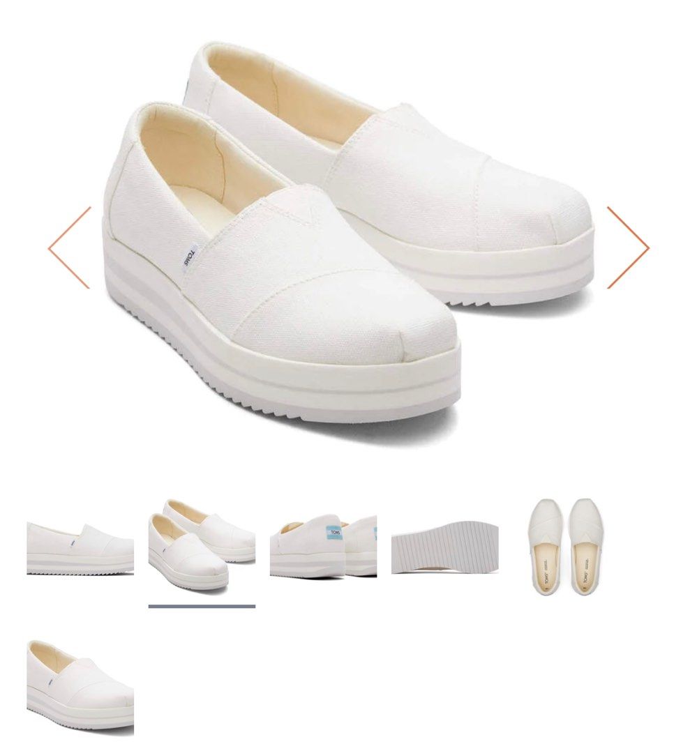 White slip clearance on toms