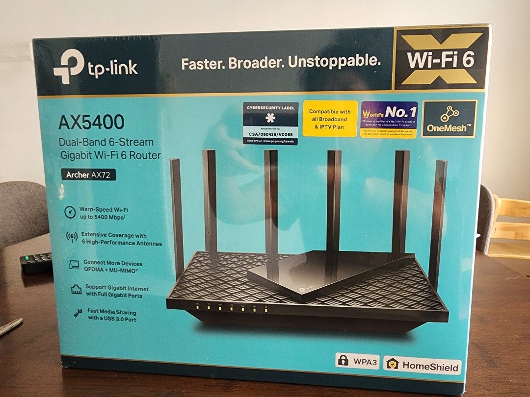 TP- Link AX5400 Router, Computers & Tech, Parts & Accessories ...