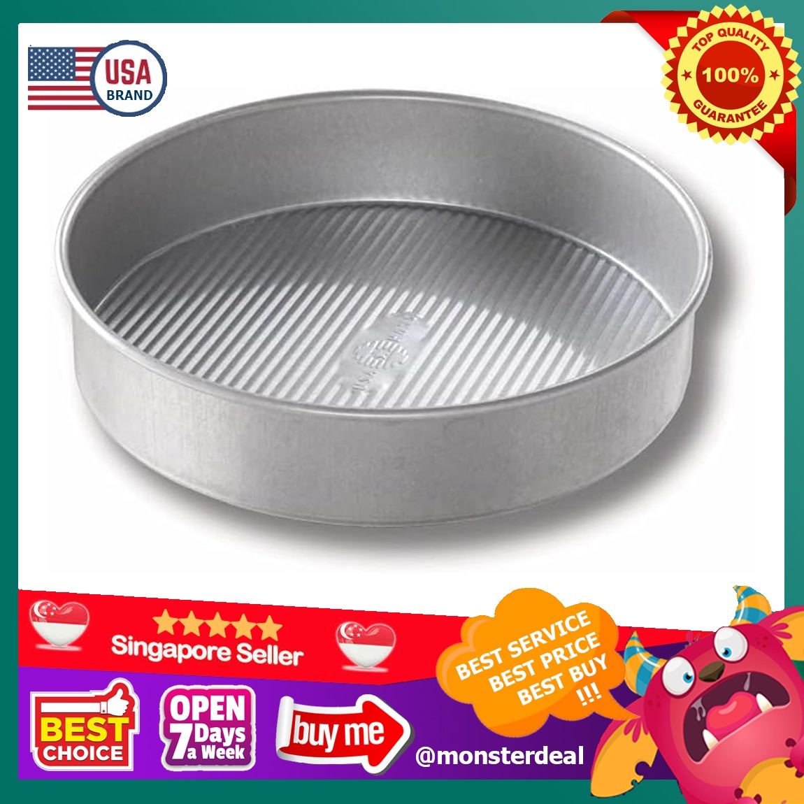 USA Pan Round Cake Pan, 8 in.