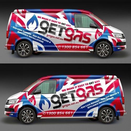 Van Design Custom Corporate Vinyl Wrap Brand Ambassador Mobil