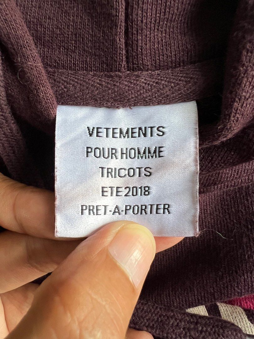 Vetements we love online our hometown hoodie