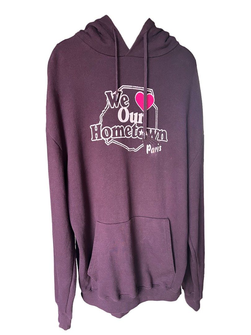 Vetements We Love Our Hometown Hoodie Luxury Apparel on Carousell