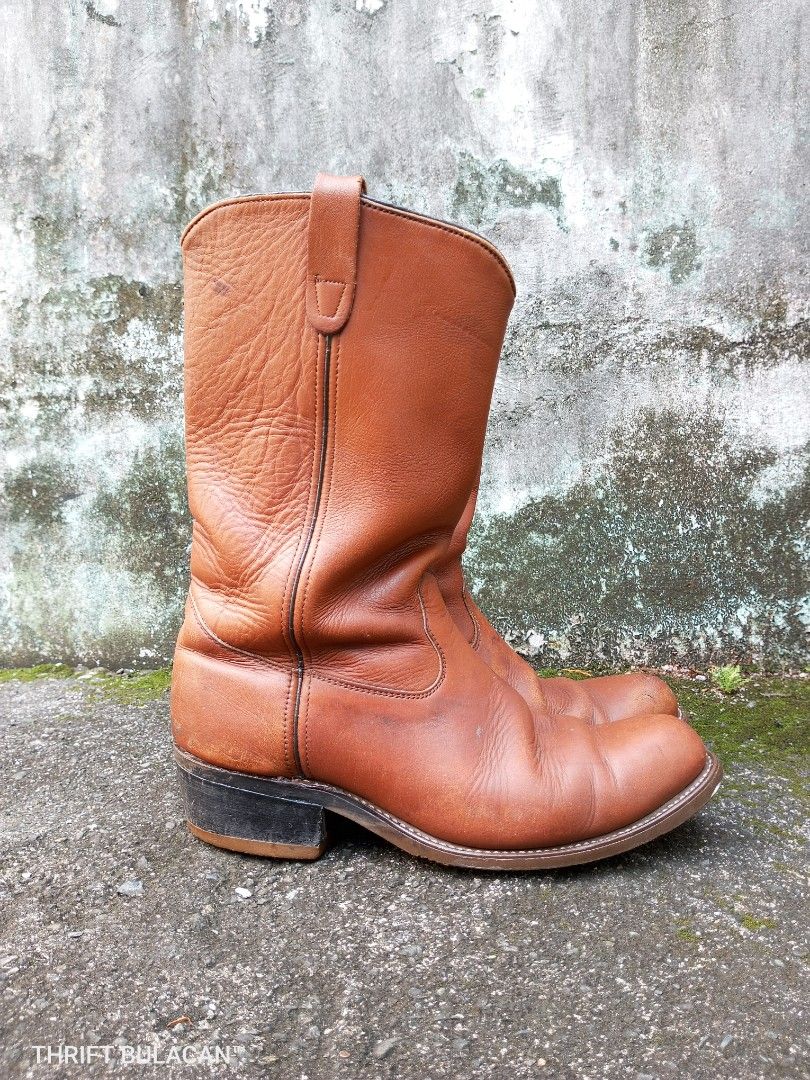 Double h zipper boots top