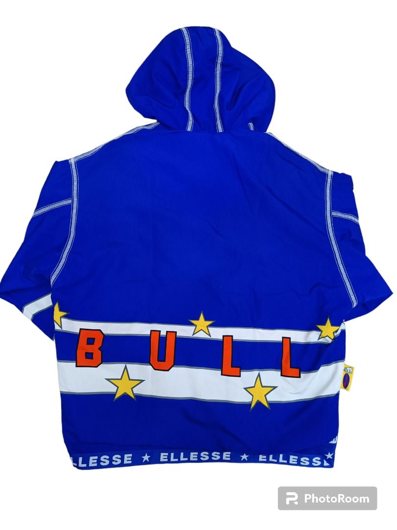 Vintage Ellesse Bulldog Jacket (Category: Coats, Jackets and Outerwear) located in Malabon City. Submitted by froilan071992 (Listing ID 1260476981, Image 2). Description: Vintage Ellesse Bulldog Jacket Dimes: Width 26 x 29 Length XL Color Rate: 10/10 Issue: None Shoppee Checkout Available.