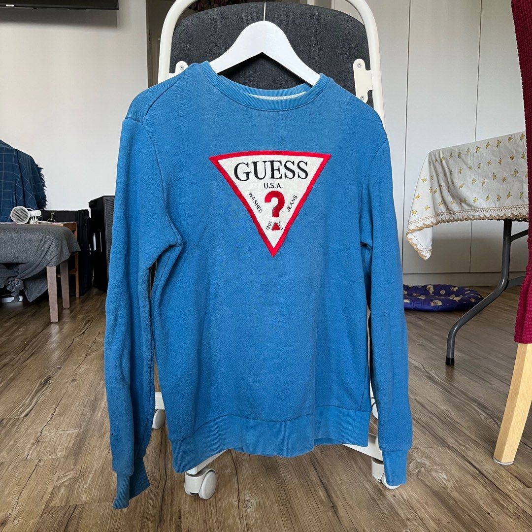 Red online guess sweater