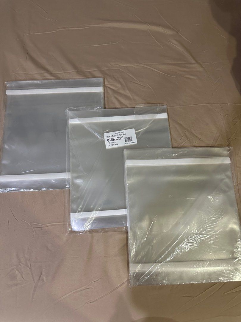 Vinyl Storage Solutions Outer Sleeves (Category: Vinyls) located in Paranaque City. Submitted by kckvr (Listing ID 1260601955, Image 1). Description: this is known to be one of the most reputable vinyl sleeves and can fully cover your gatefold while opening it! message for more photos & sample - 3 sets available - 25 pieces each set - brand new - 100 each sleeve - 150 a pair - 1,700 each pack rfs: extra and not using.