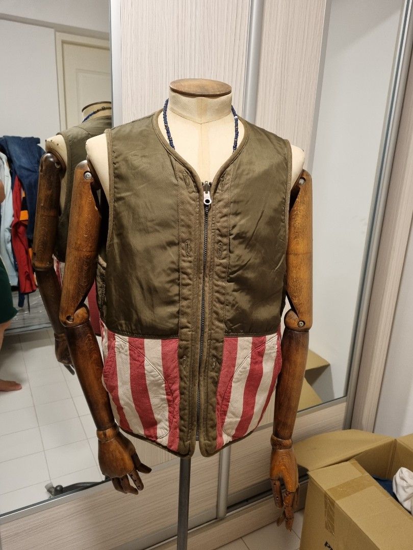 Visvim reversible Iris liner vest size 3