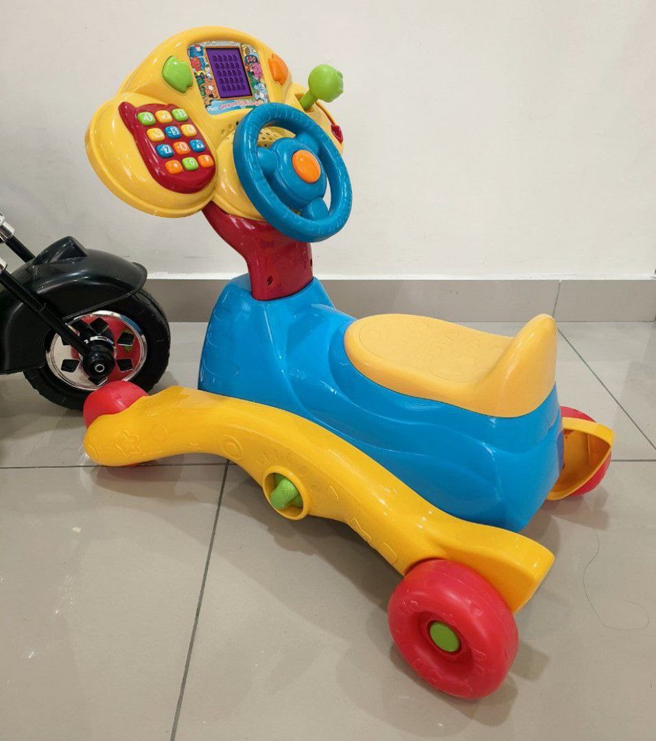 VTECH Grow and Go Ride on with English learning Hobbies Toys
