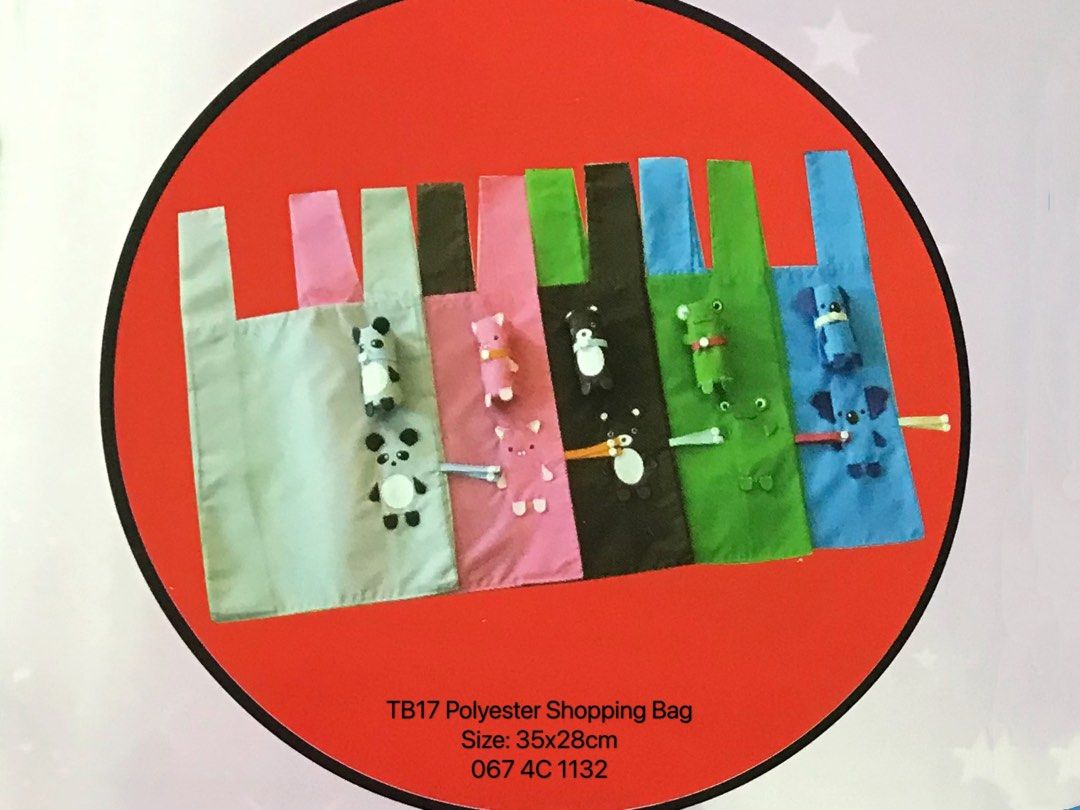 Wholesale tote bags non woven bags cute foldable animal bags