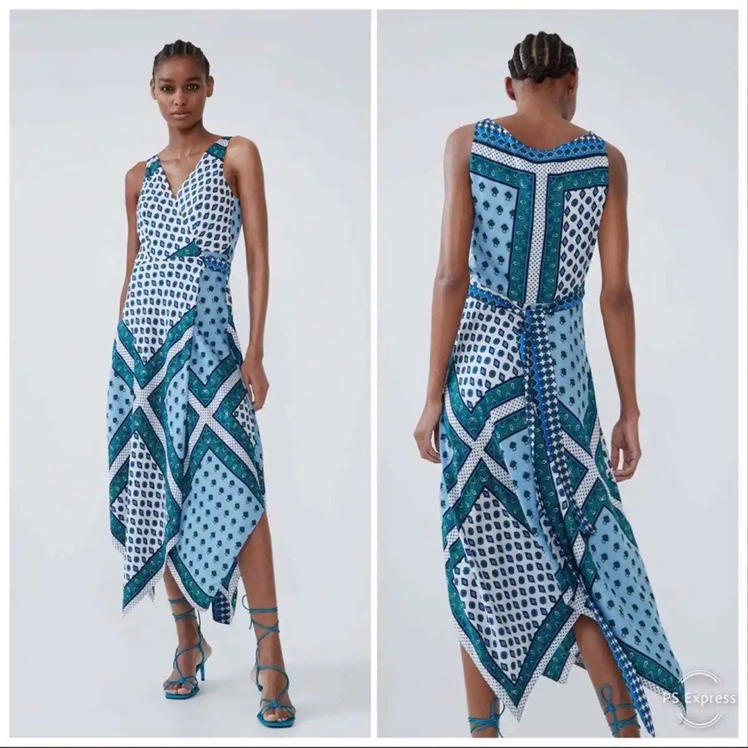 Zara store handkerchief dress