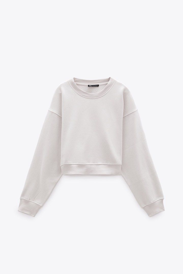 Zara basic sweatshirt trf new arrivals