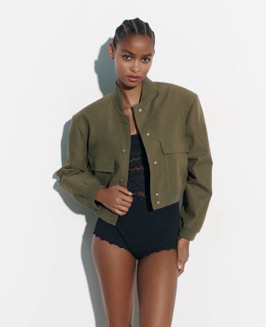 Bomber jacket zara woman online