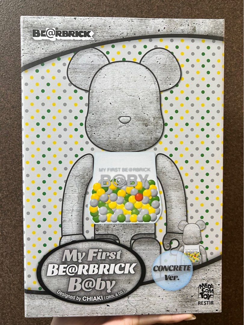 100% & 400% Be@rbrick My First Baby “Concrete”, 興趣及遊戲, 玩具