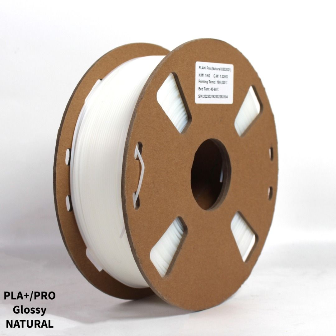 1kg 1.75mm PLA+/PROGLOSSY Grey/Natural 3D printing filament(Better