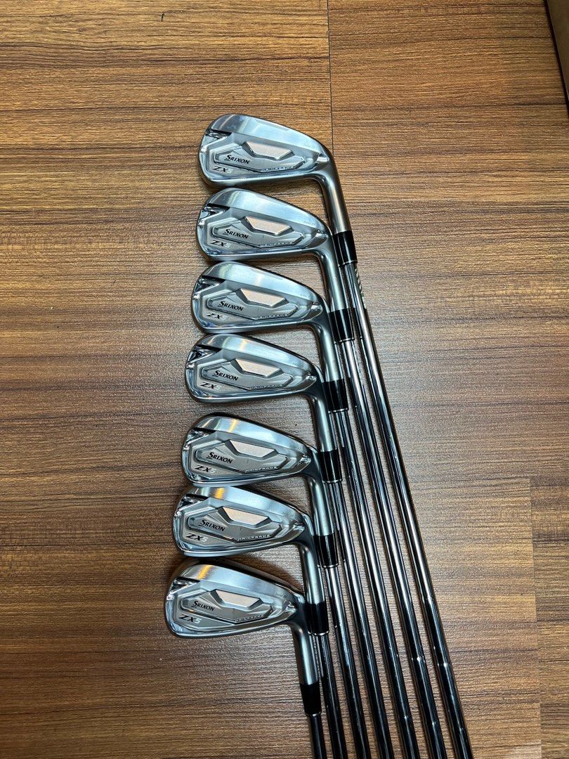 2023 Srixon MKII ZX5 (4-P) Forged Irons [7 Pieces] (With Dynamic Gold EX  Weight Lock S200 Stiff Flex Steel Shafts) (MARK II ZX 5 Golf Iron Set)