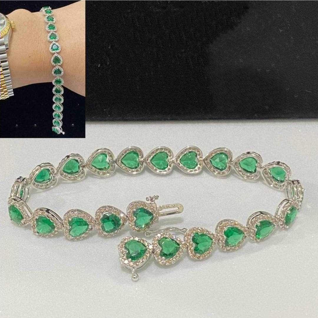 Bracelet with emerald green centrepiece | THOMAS SABO-hdcinema.vn