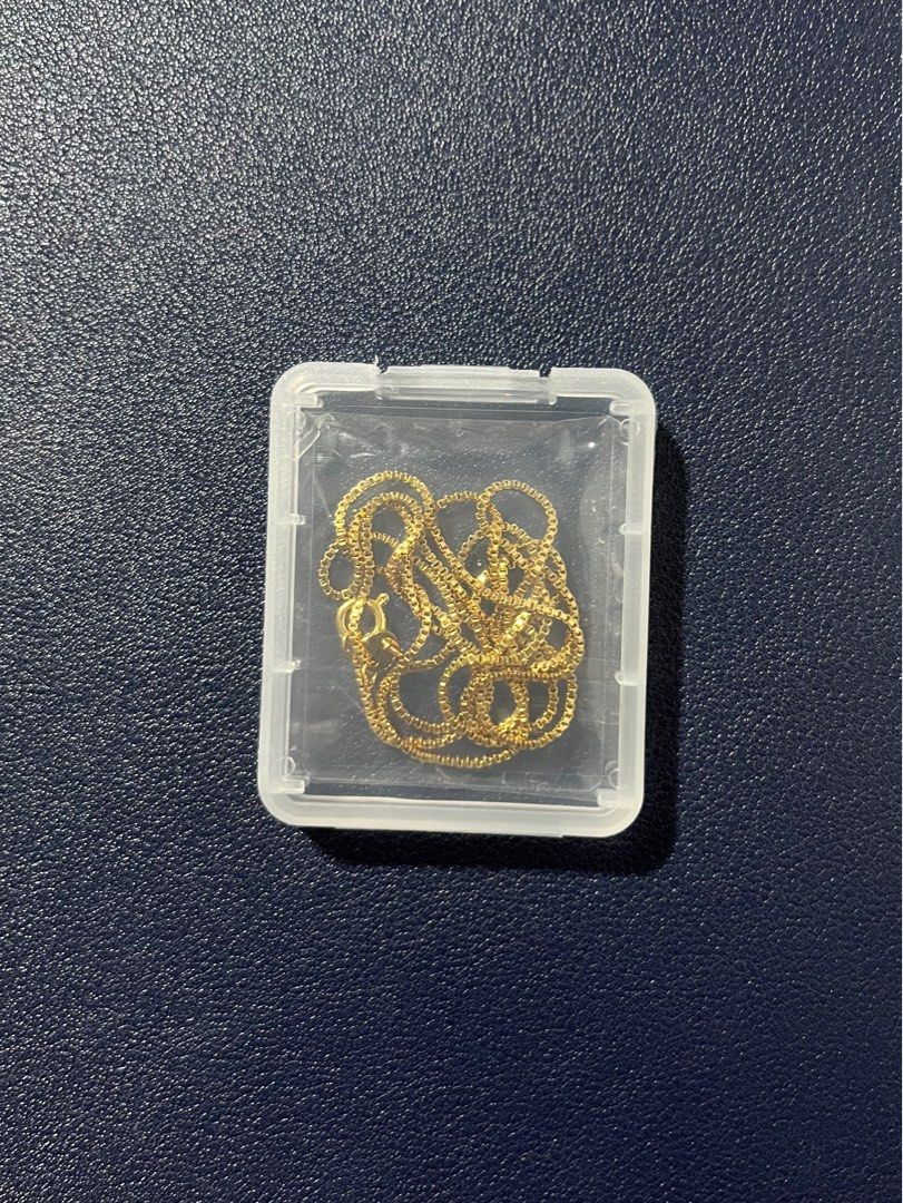 Gold plated box chain hot sale