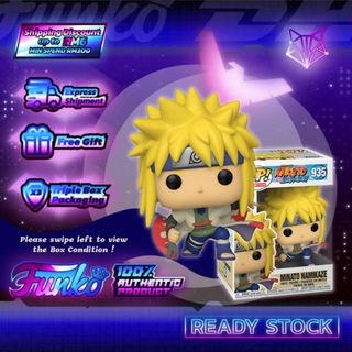 Funko Pop Naruto Shippuden Minato Namikaze 935 Kunai Orginal