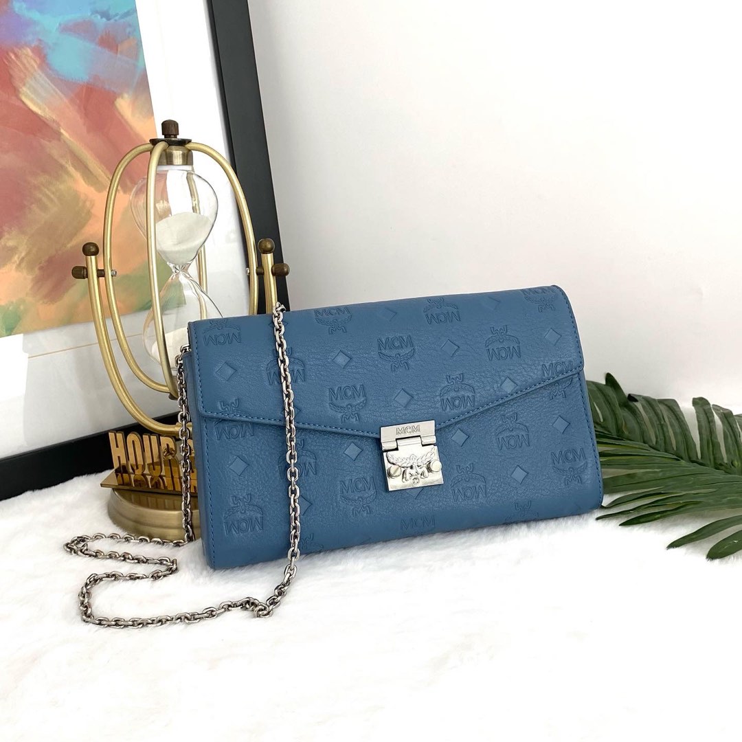Mcm blue crossbody shop
