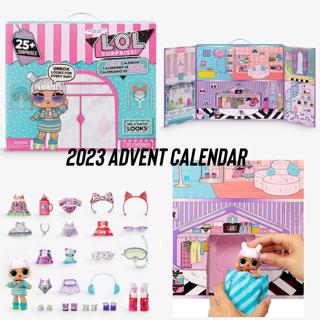 全新現貨LOL Surprise Advent Calendar 2023 (LOL Surprise倒數日曆), 興趣及遊戲, 玩具& 遊戲類-  Carousell