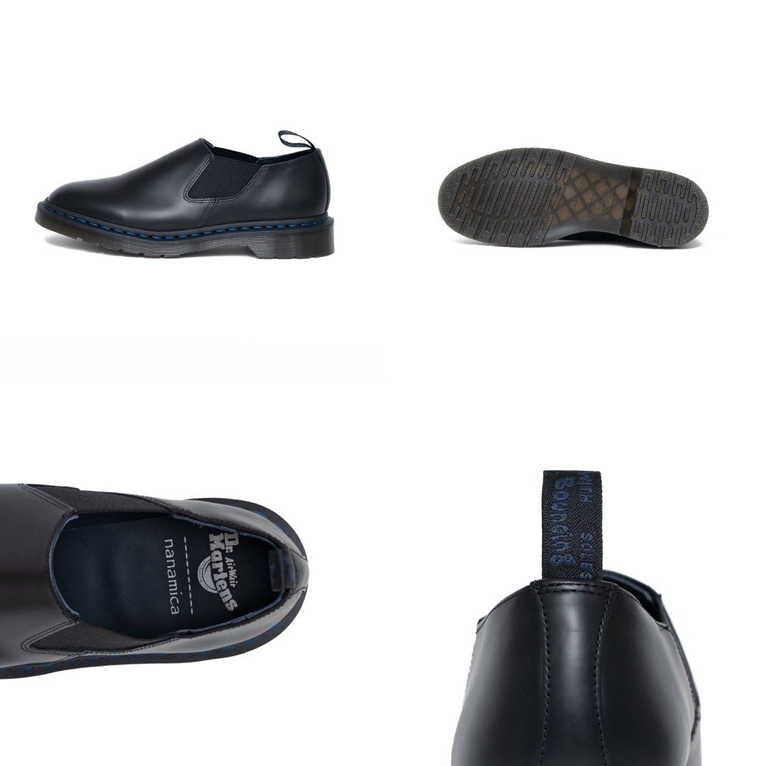 nanamica × Dr.Martens Louis Slip On Shoe Black NANAMICA-DM-LOUIS-SLIPON-SHOE-BK