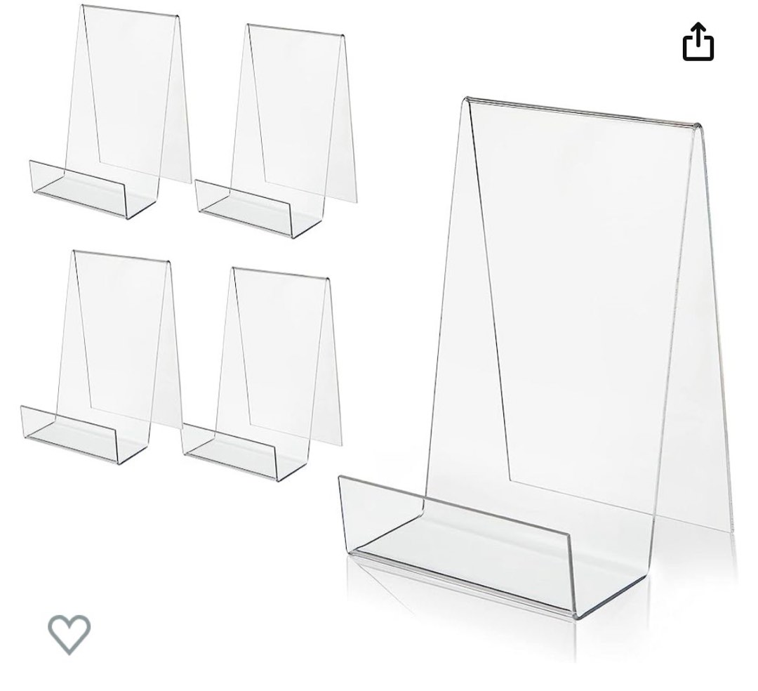 Acrylic Display Stand x 4, Furniture & Home Living, Home Improvement