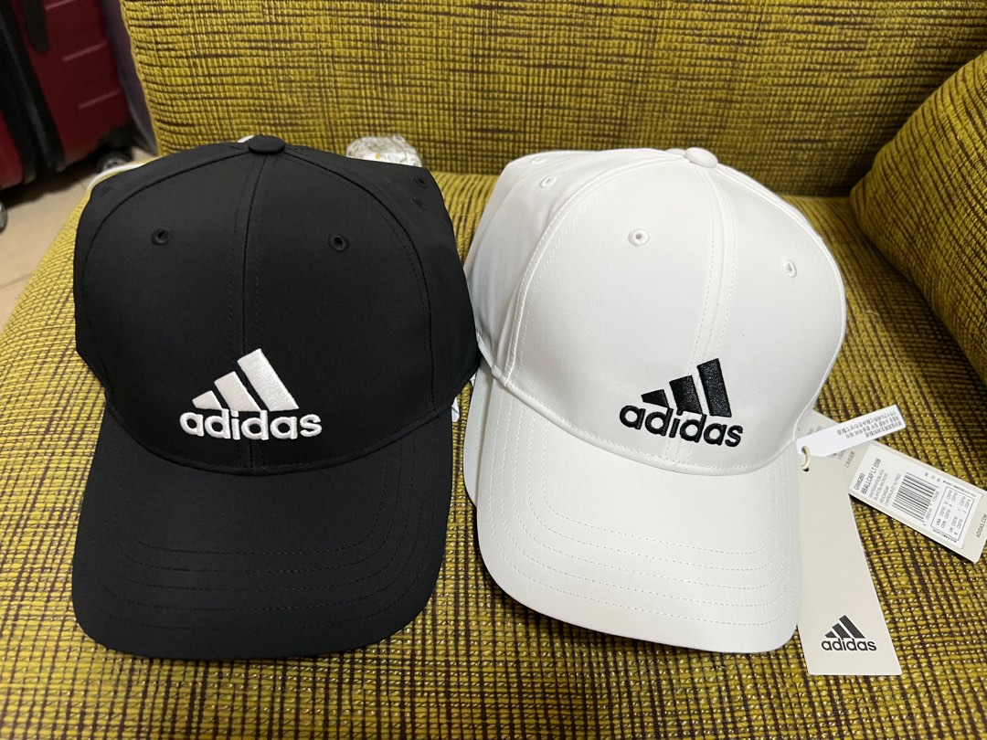 Adidas cap black white