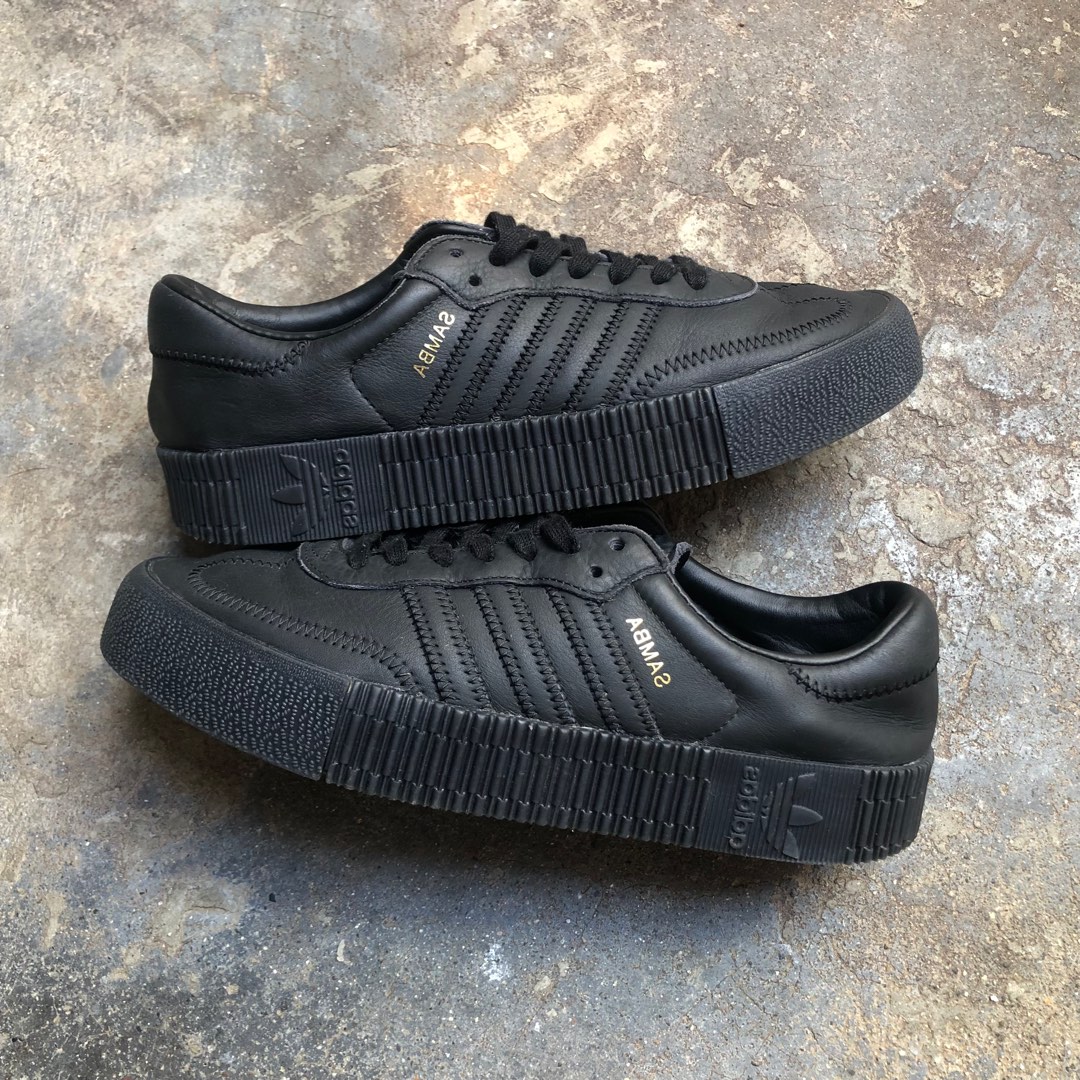 adidas samba triple black