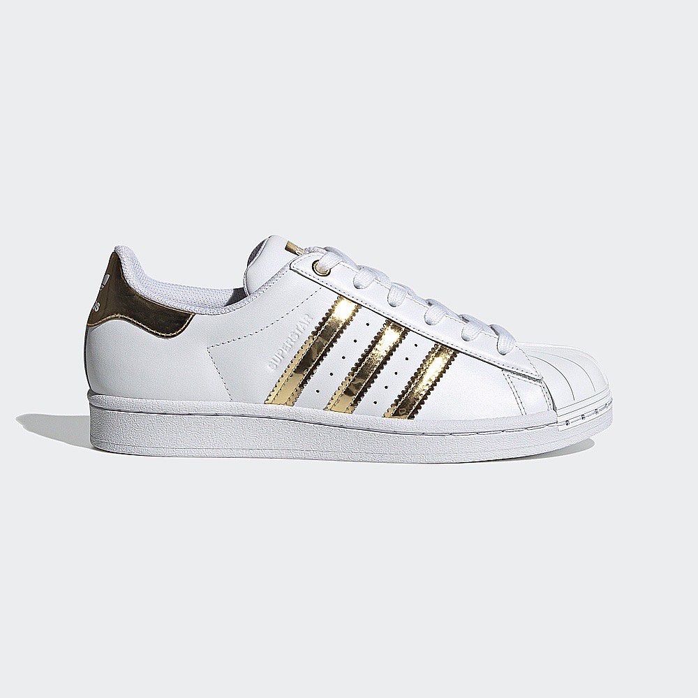 Adidas metal shop toe superstar white
