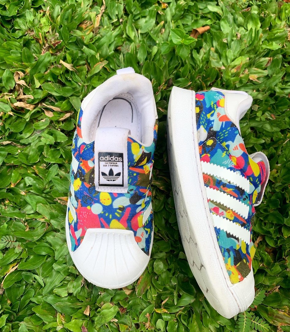 Adidas superstar 2025 slip on multicolor
